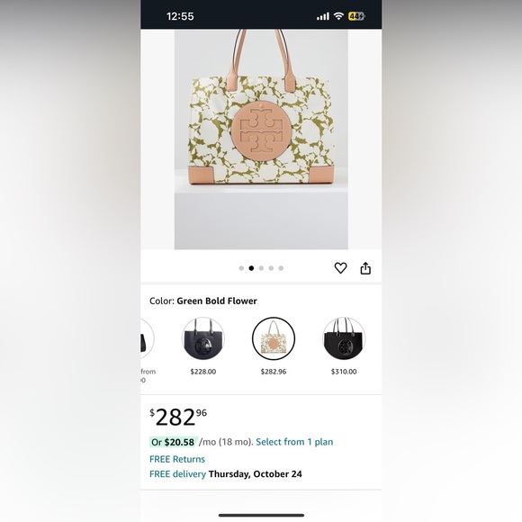 Tory Burch Ella Tote Bag - Large - Picture 7 of 7